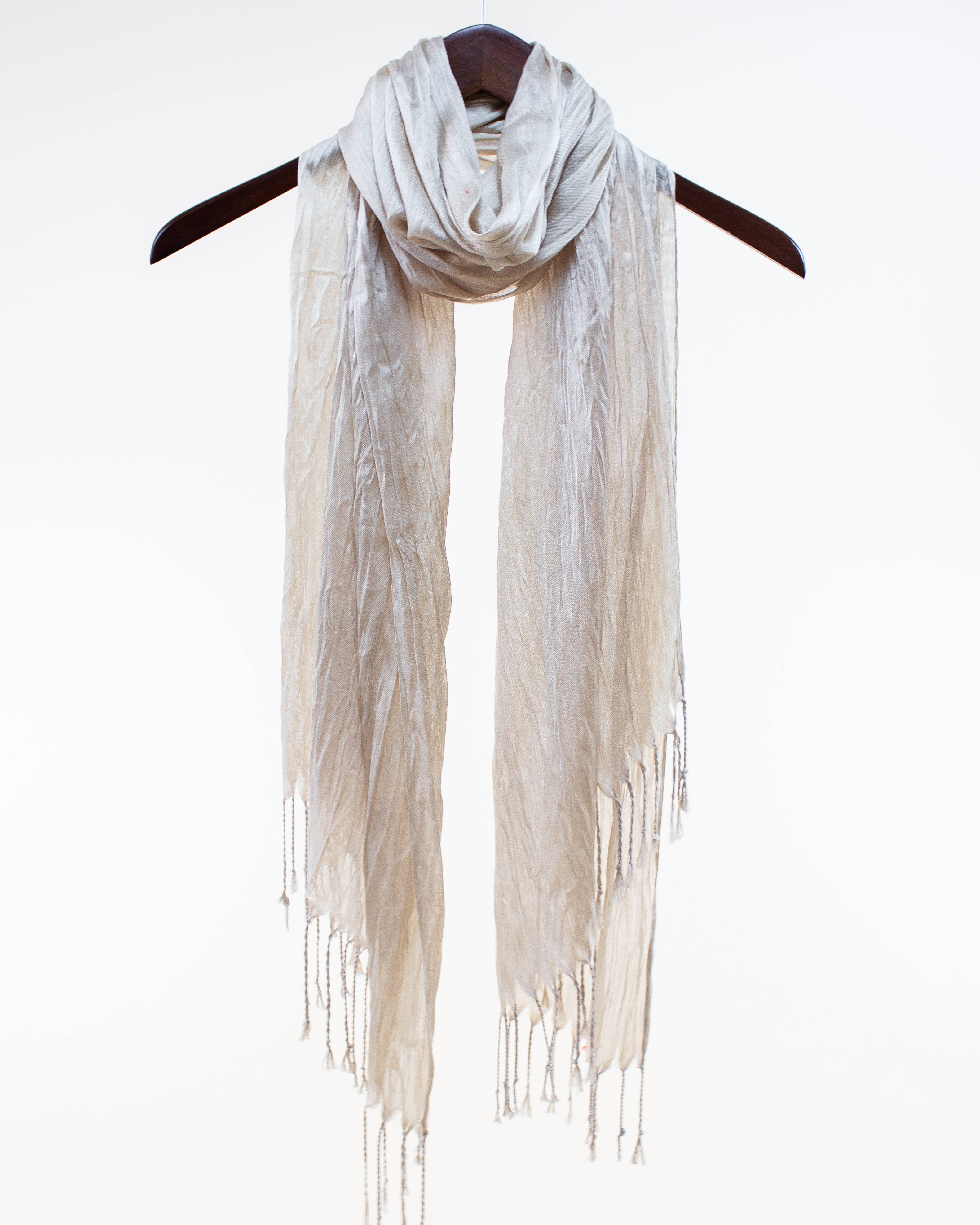 Original USA - Wholesale Scarf - Women's - Sheer Solid Scarf with Fringe1