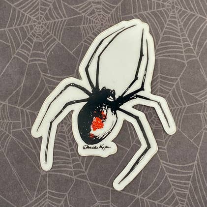 Sticker - Widow Spider for wholesale by D. Kerper Arts