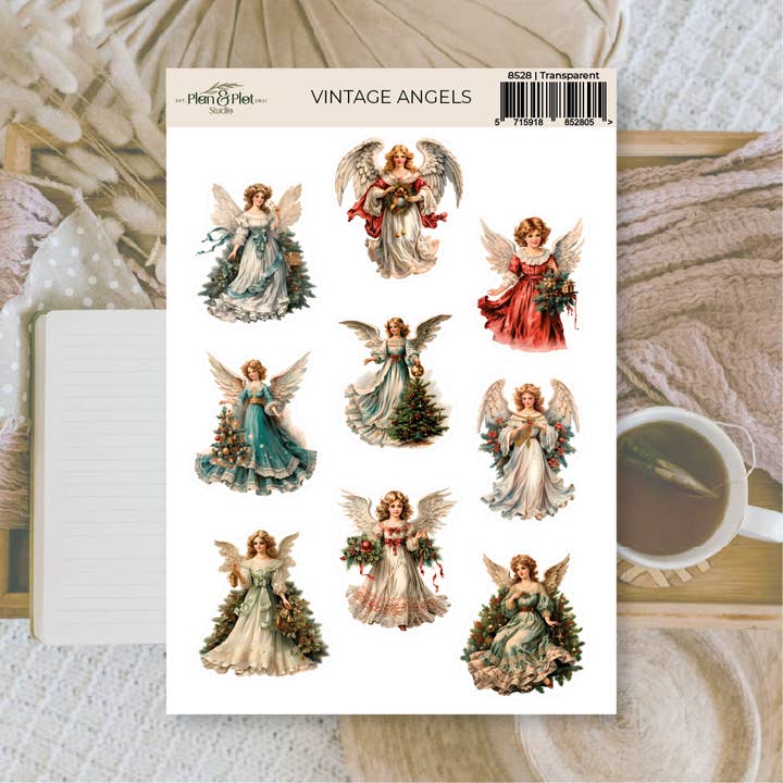 Plan & Plot Studio - Wholesale Sticker - Vintage Angels | Stickers