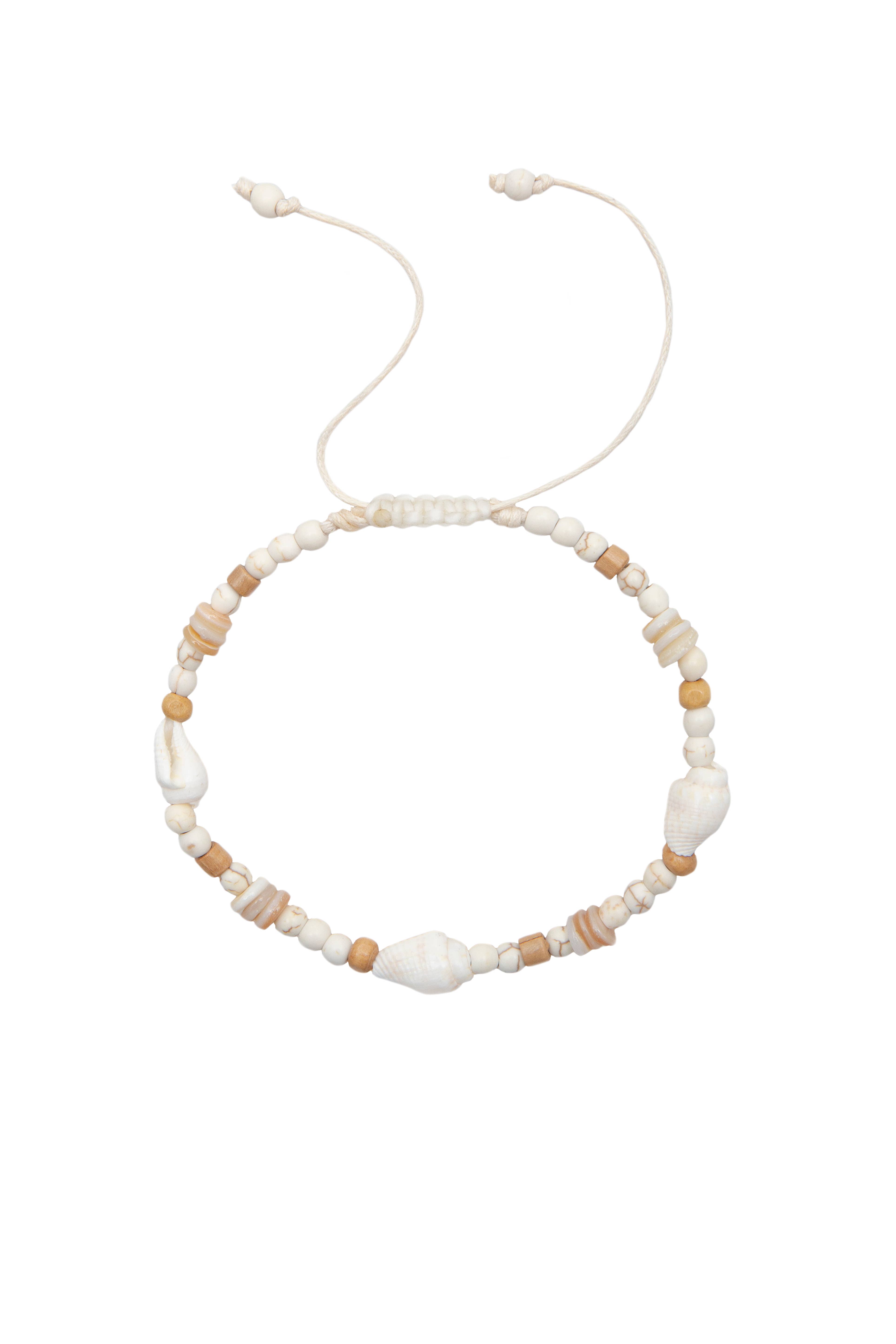 Lotus and Luna - Wholesale Anklet - Tybee Beachcomber Shell Anklet6