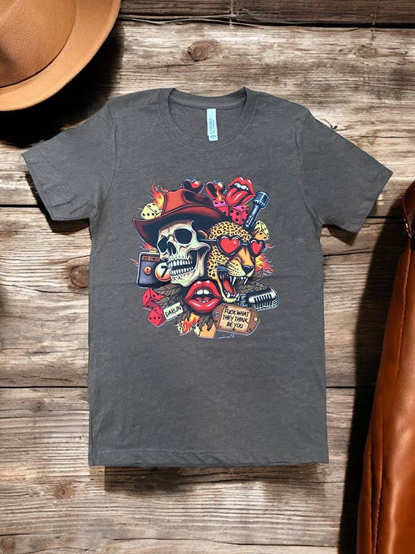 BC DTF HEART EYES LEOPARD TEES, TSHIRTS, T-SHIRTS, for wholesale by L&B Life