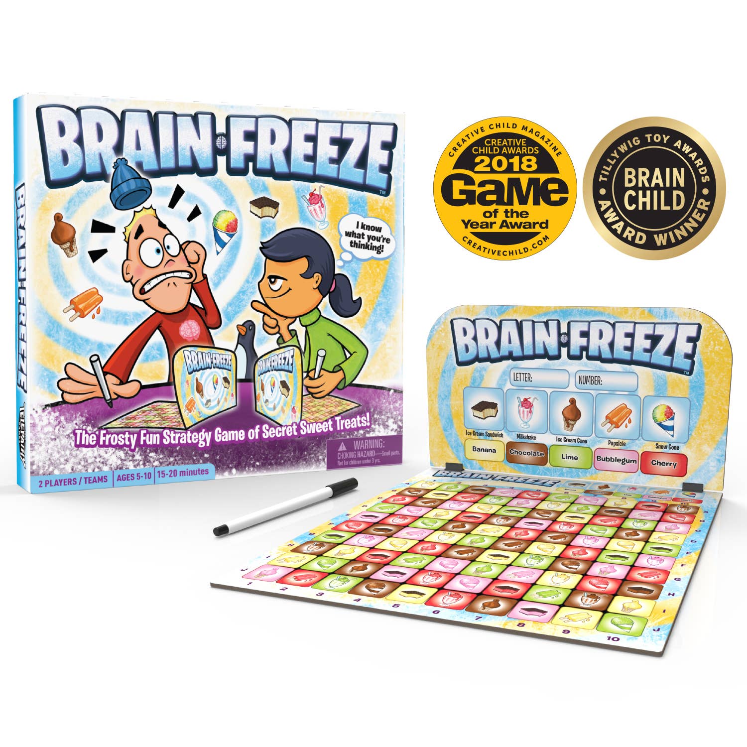 Mighty Fun! - Wholesale Board Game - Brain Freeze™ Game1