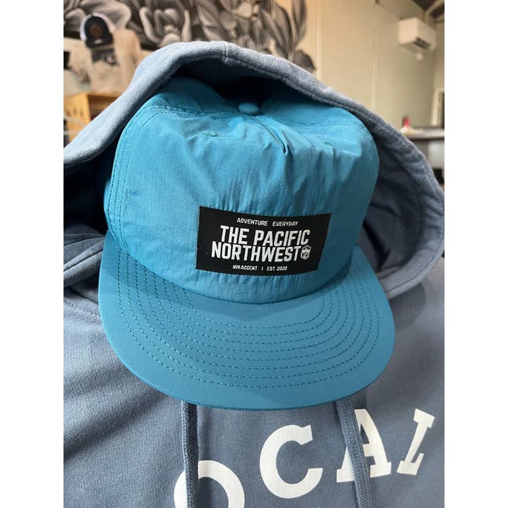 NW Accent - Wholesale Flat Brim Cap - Unisex - Pacific Breeze Snapback3