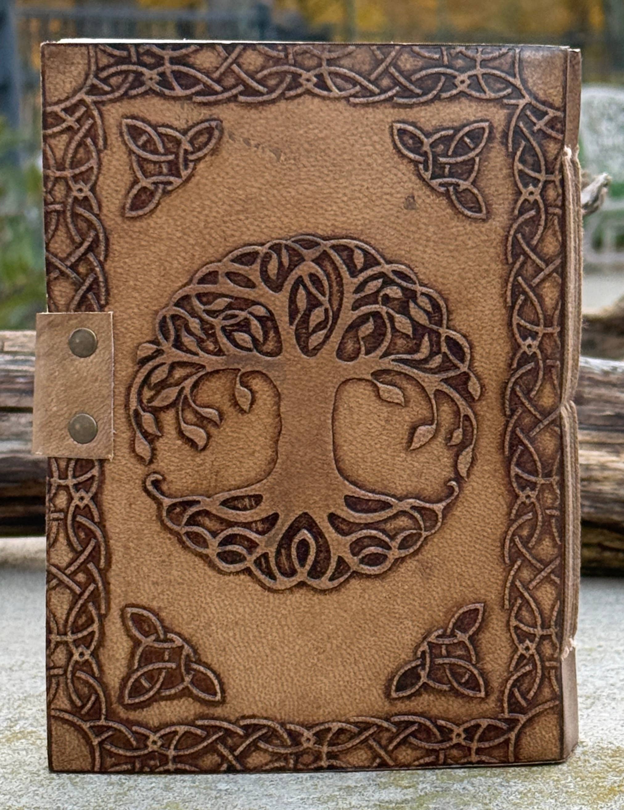 Lungta Imports – wholesale Journal/diary – Tree Of Life Vintage Leather Journal Embossed Cover Handmade13
