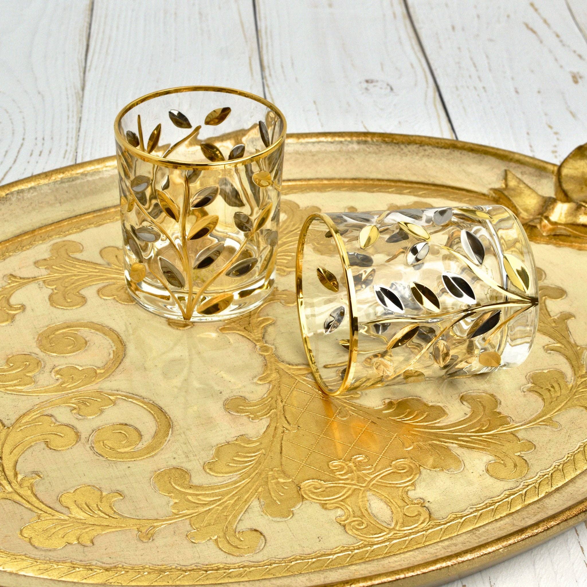 Via Graceffo - Wholesale Decorative Tray - Florentine Carved Oval Bow Tray, Made in Italy9