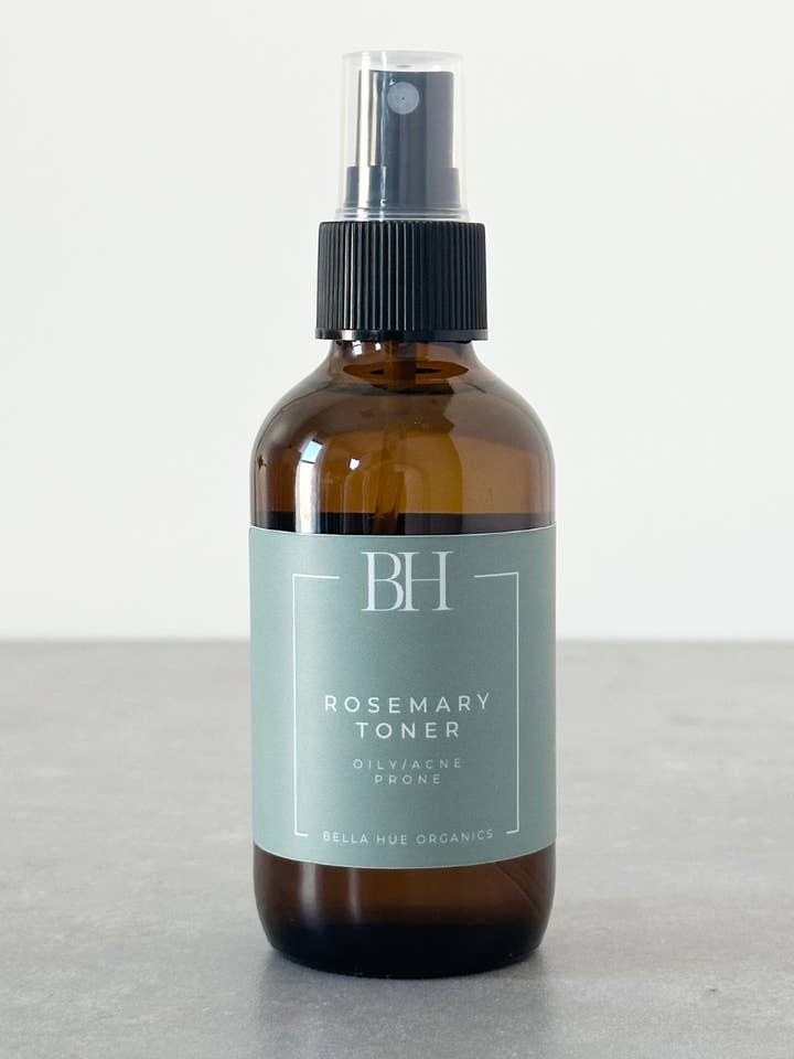 Rosemary Facial Toner (For Oily/Acne Skin) for wholesale by Bella Hue LLC