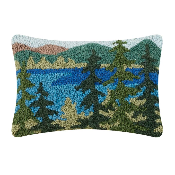 Coussin décoratif à crochet Lake Forest pour la vente par Peking Handicraft