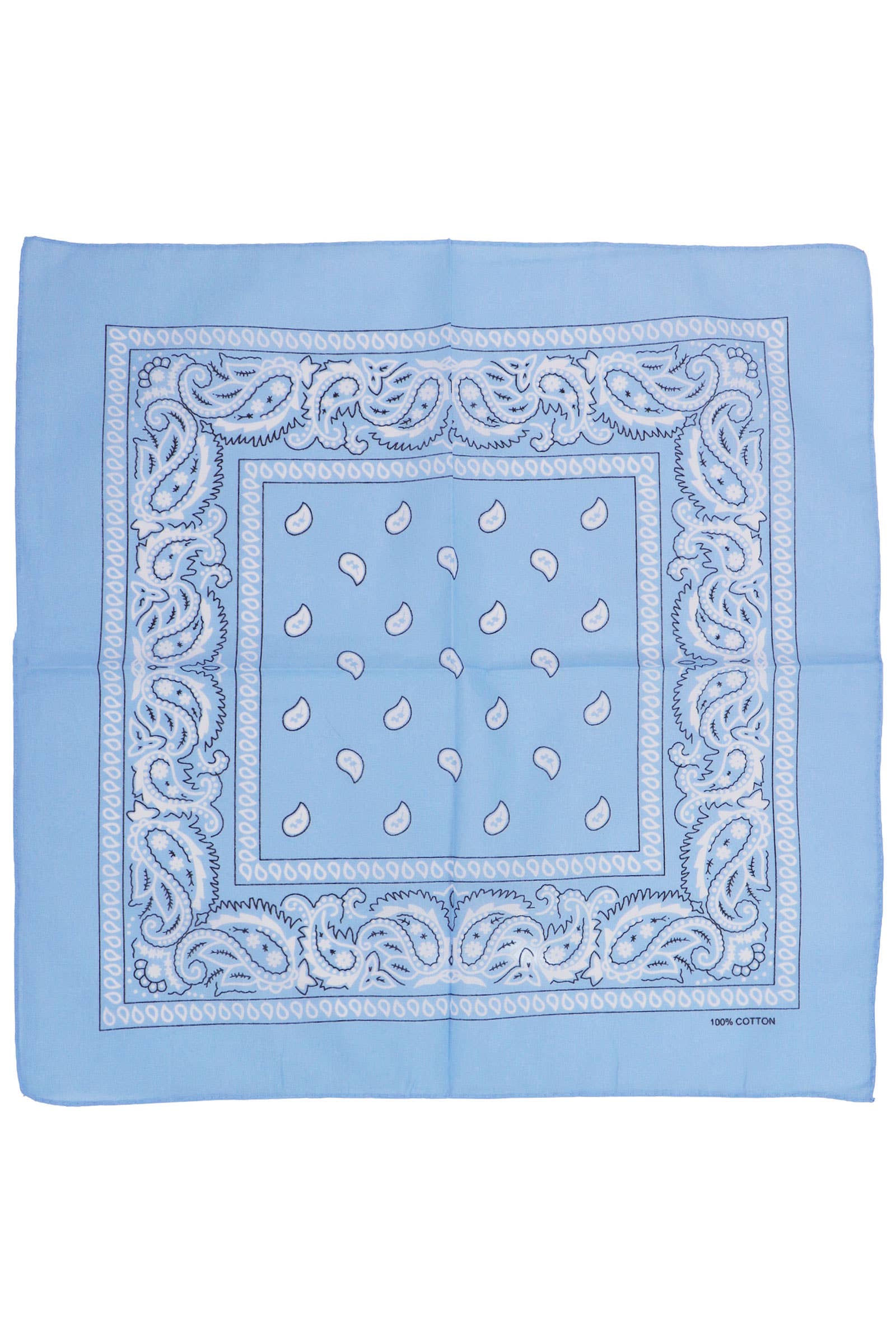 Cap Zone – Engroshandel Bandana - Dame – Klassisk firkantet bandana i bomuld med paisleyprint22