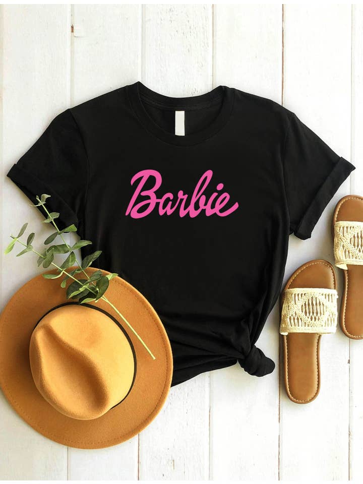 PINK NABI - Wholesale Screen Printed T-Shirt - Women's - Barbie Screen Printed Women's Cotton T-Shirt0