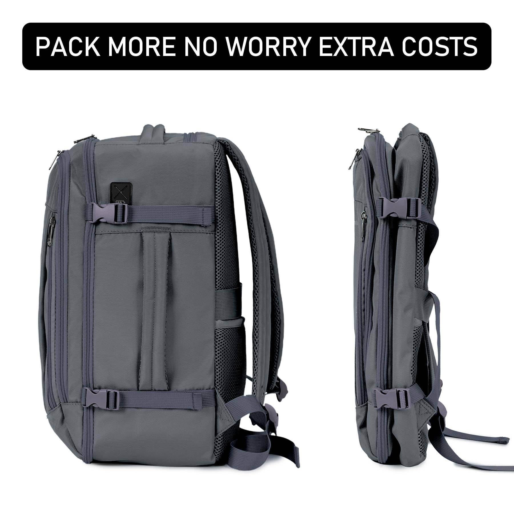 wandf - Wholesale Backpack - Unisex - 20L Underseat 13 Pockets Carry on Travel Bag with USB Port32
