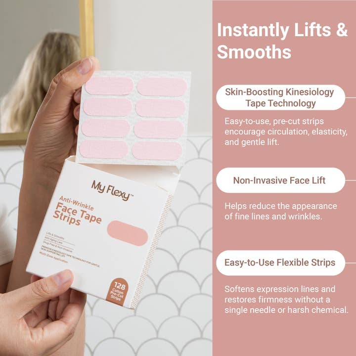 My Flexy - Wholesale Skincare Face Mask - Anti-Wrinkle Face Tape Strips4