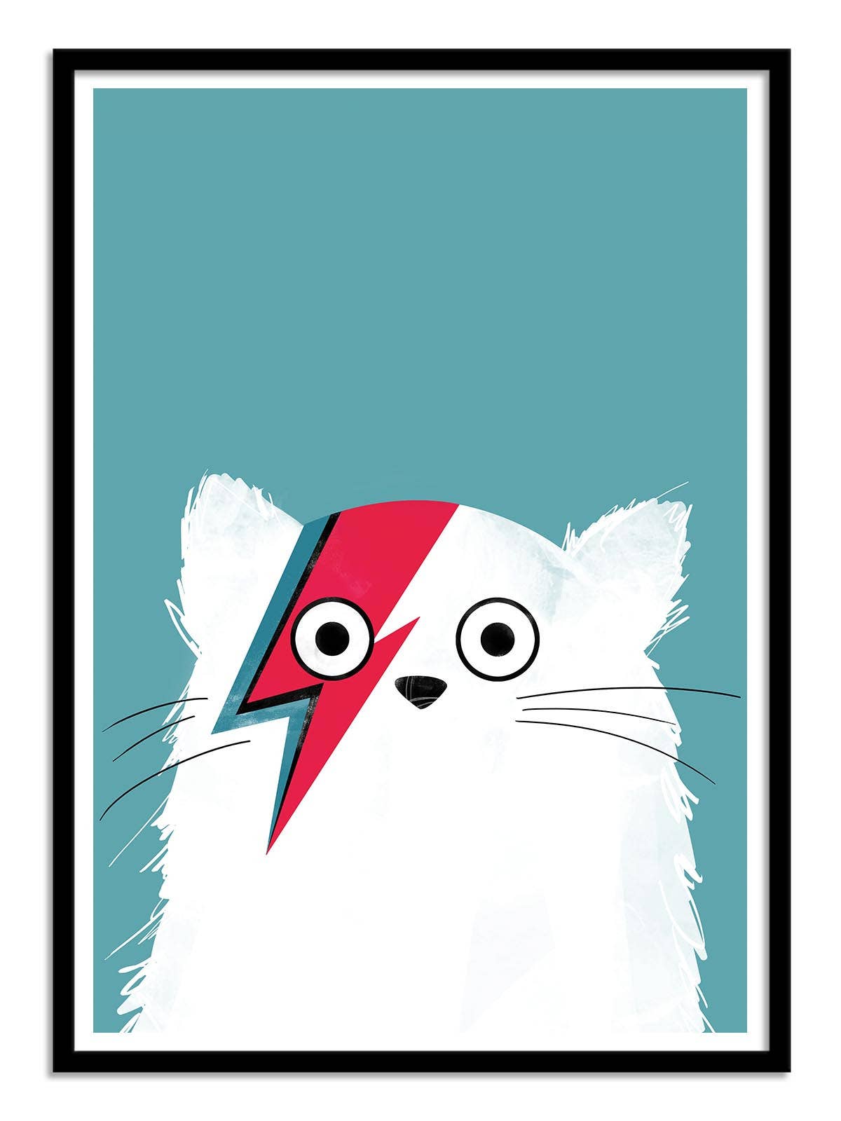 Wall Editions - Wholesale Poster - Art-Poster - Cat Bowie White - Doozal1