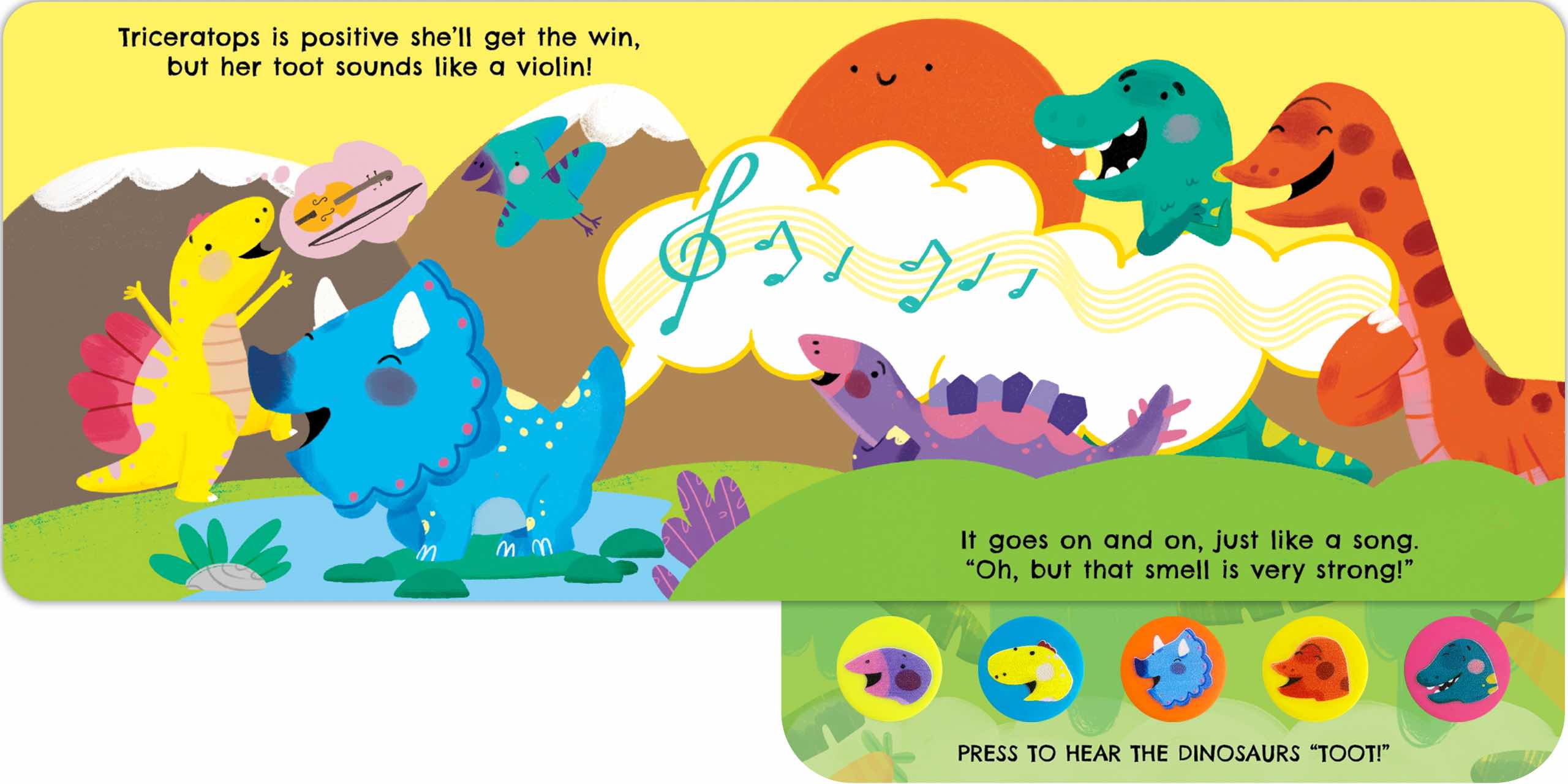 Little Hippo Books - Wholesale Baby & Toddler Book (0-2) - Prehistoric Toots - Sound Book3