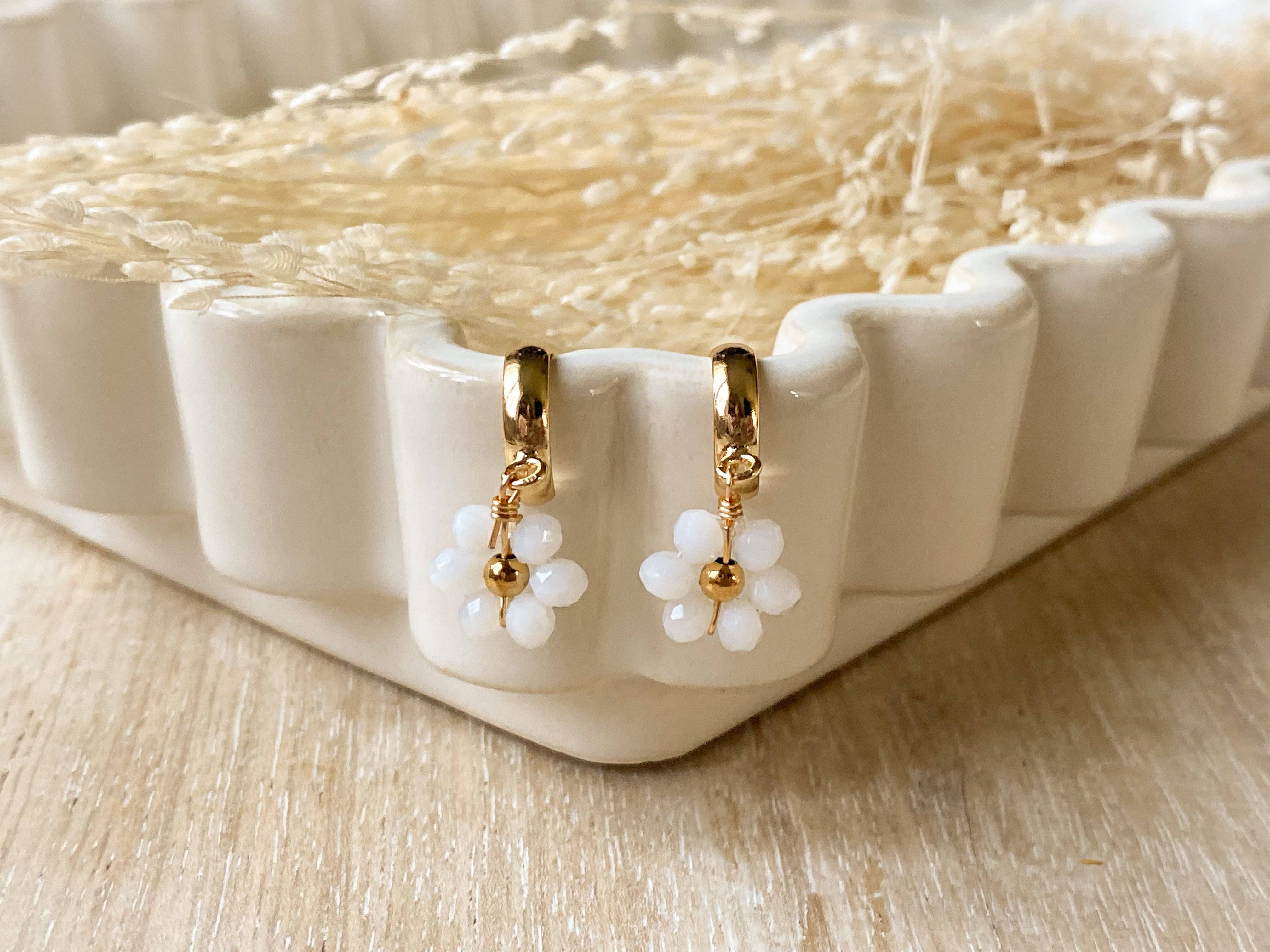 Agaveh girl - Wholesale Huggie Earrings - Nectar Blooms8