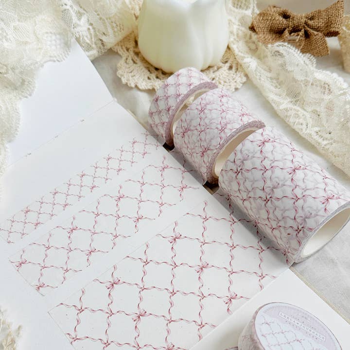 leelajournals – Großhandel Washi-Tape – Washi-Tape mit Schleifenmotiv und Spalier3