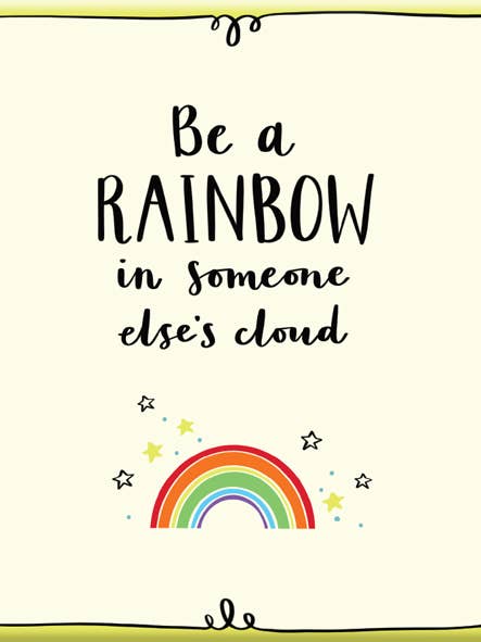 Mt224 | Sii un Arcobaleno | £1,25 ciascuno per la vendita all'ingrosso da parte di WPL Gifts