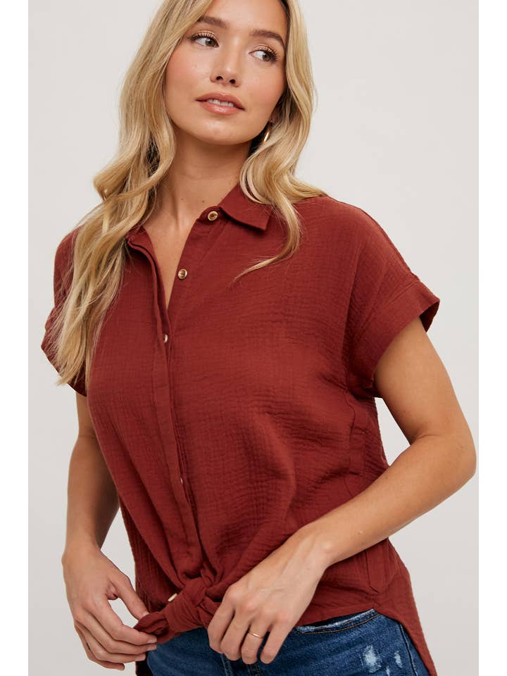 Bluivy – Camisa com botões no colarinho – Mulher por atacado – CAMISA ESSENCIAL BOTÃO UP ALGODÃO26
