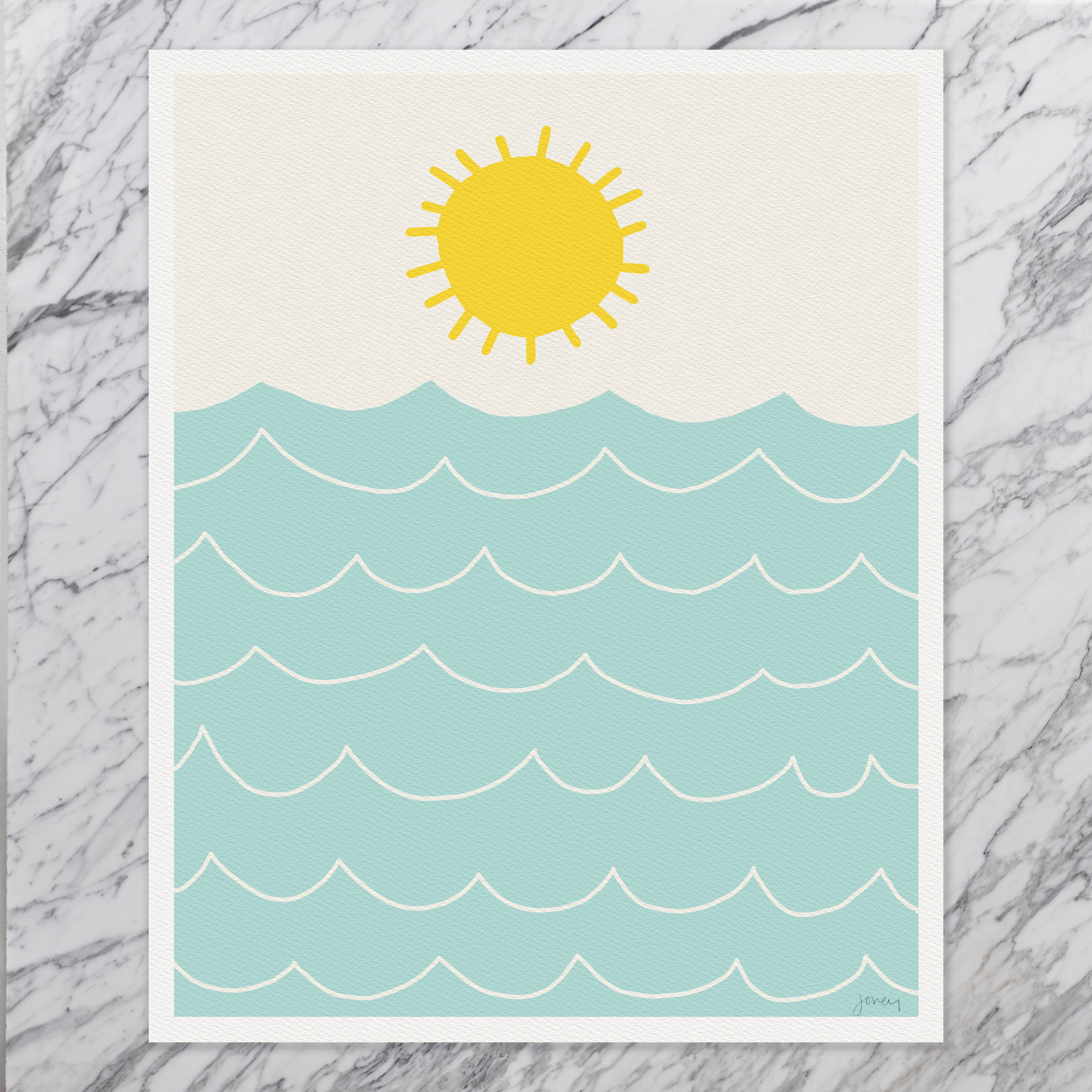 Jorey Hurley - Wholesale Art Print - You Are My Sunshine Art Print. Signed. Unframed. 1203271