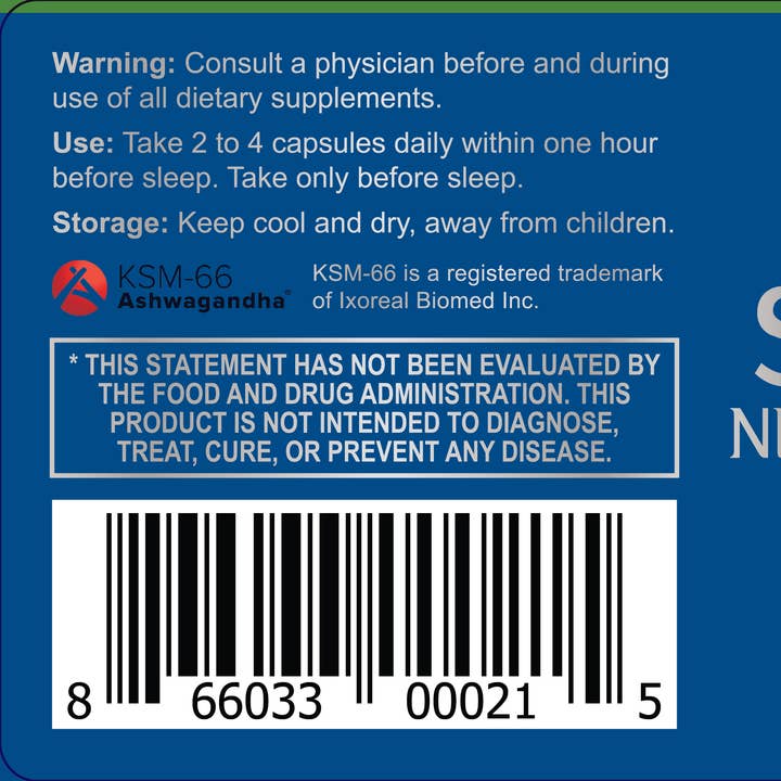 Thrivous - Vente Supplément oral/vitamine - Nootropique Serenity Nightly2