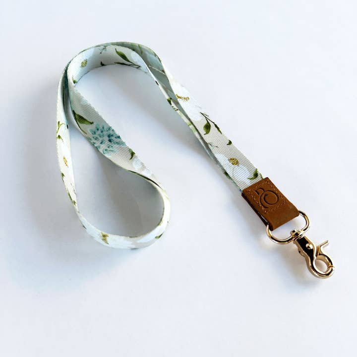 Beth Schneider Designs, LLC - Wholesale Lanyard - Women's - Neck Lanyard with Leather Embossed Closure and Gold Lobster Claw5