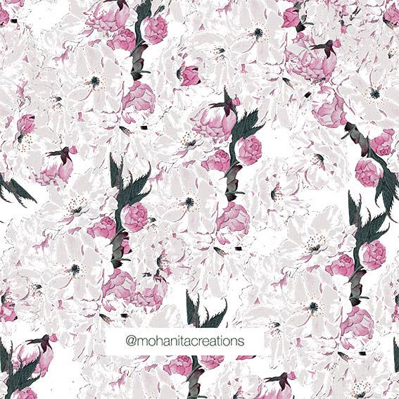 Anna design wallpaper for wholesale by Mohanita Créations