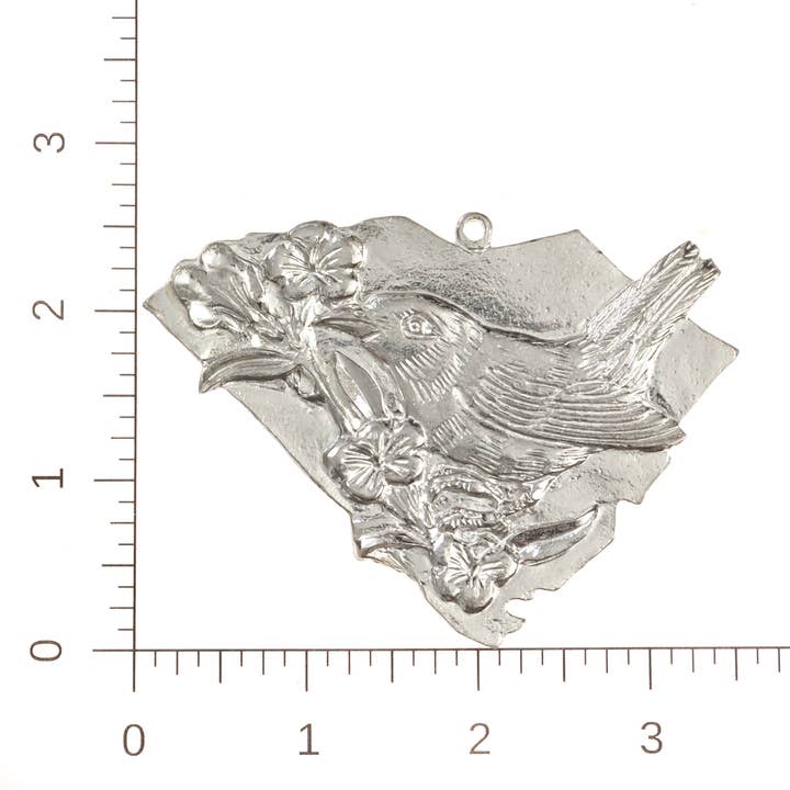 House of Morgan Pewter - Wholesale Ornament - South Carolina Christmas Ornament - State Symbol and Outline2