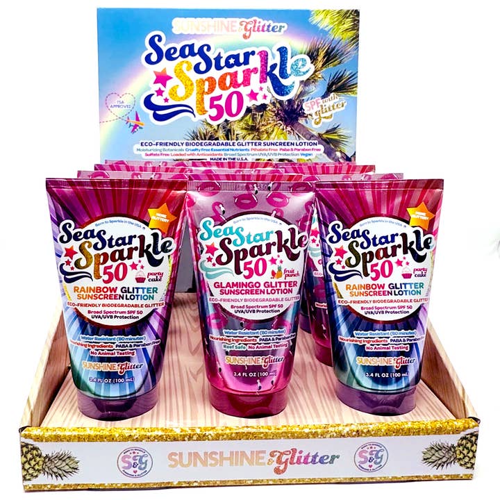 Sea Star Sparkle Mix Starter Set SUMMER 2026 for wholesale by Sunshine & Glitter