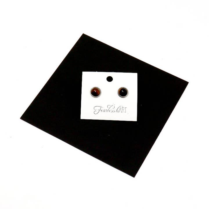 Fearless hART - Wholesale Stud/Post Earrings - Gemstone Stud Earrings4