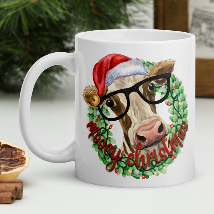 Mooey Christmas Mug for wholesale by Jetpack Mugs