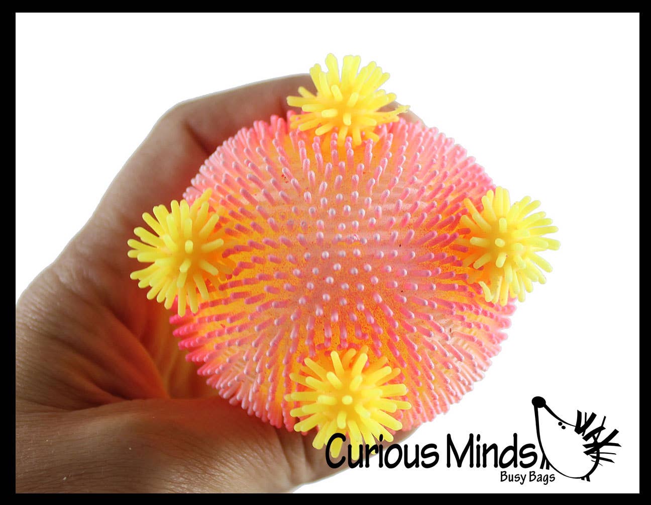Curious Minds Toys - Wholesale Fidget Toy - Kids - 1 Mushroom Sugar Puffer Ball - Thick Glue/Gel Syrup Molasses13