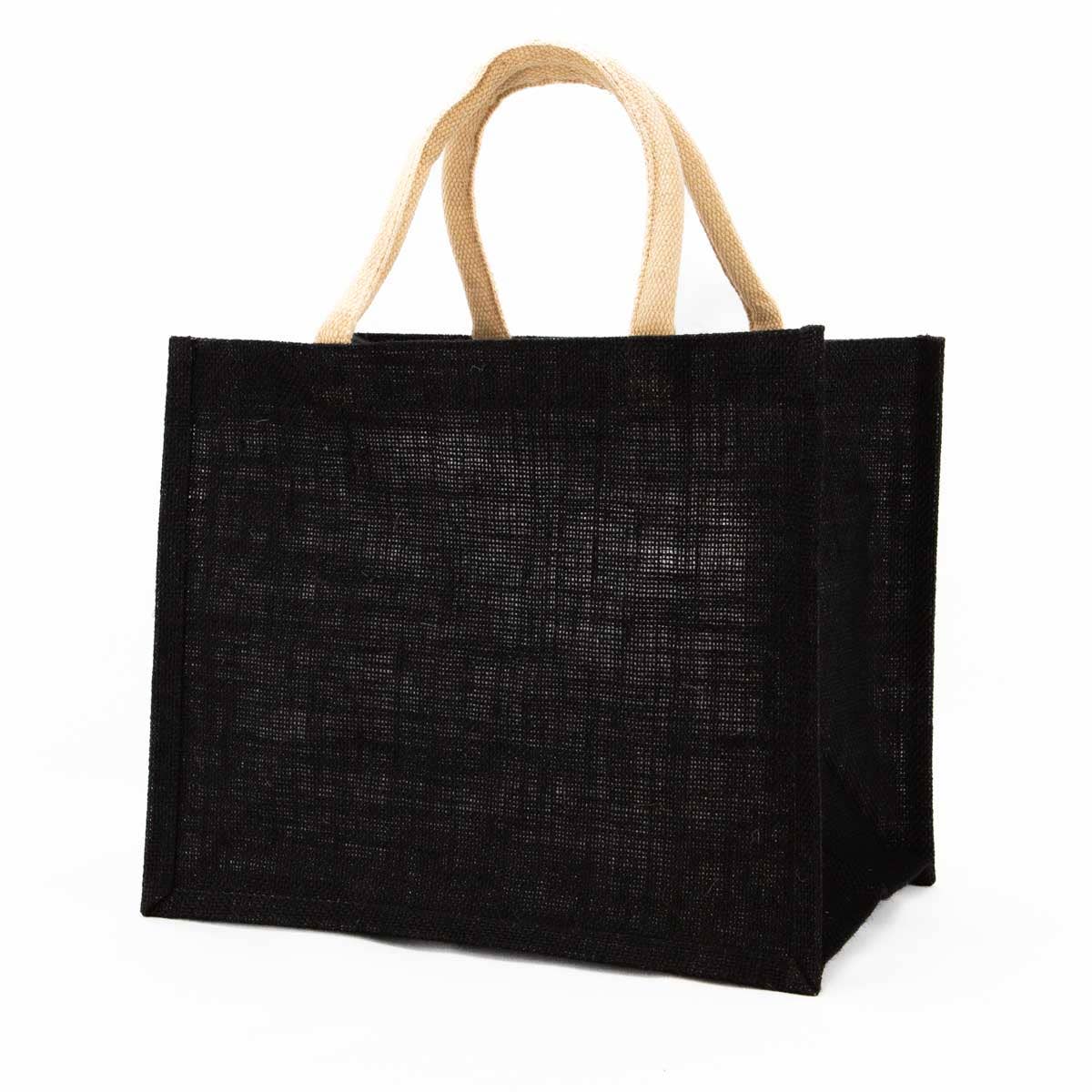 The Royal Standard – wholesale Presentpåse – Jute Gift Tote Svart 12x10x81