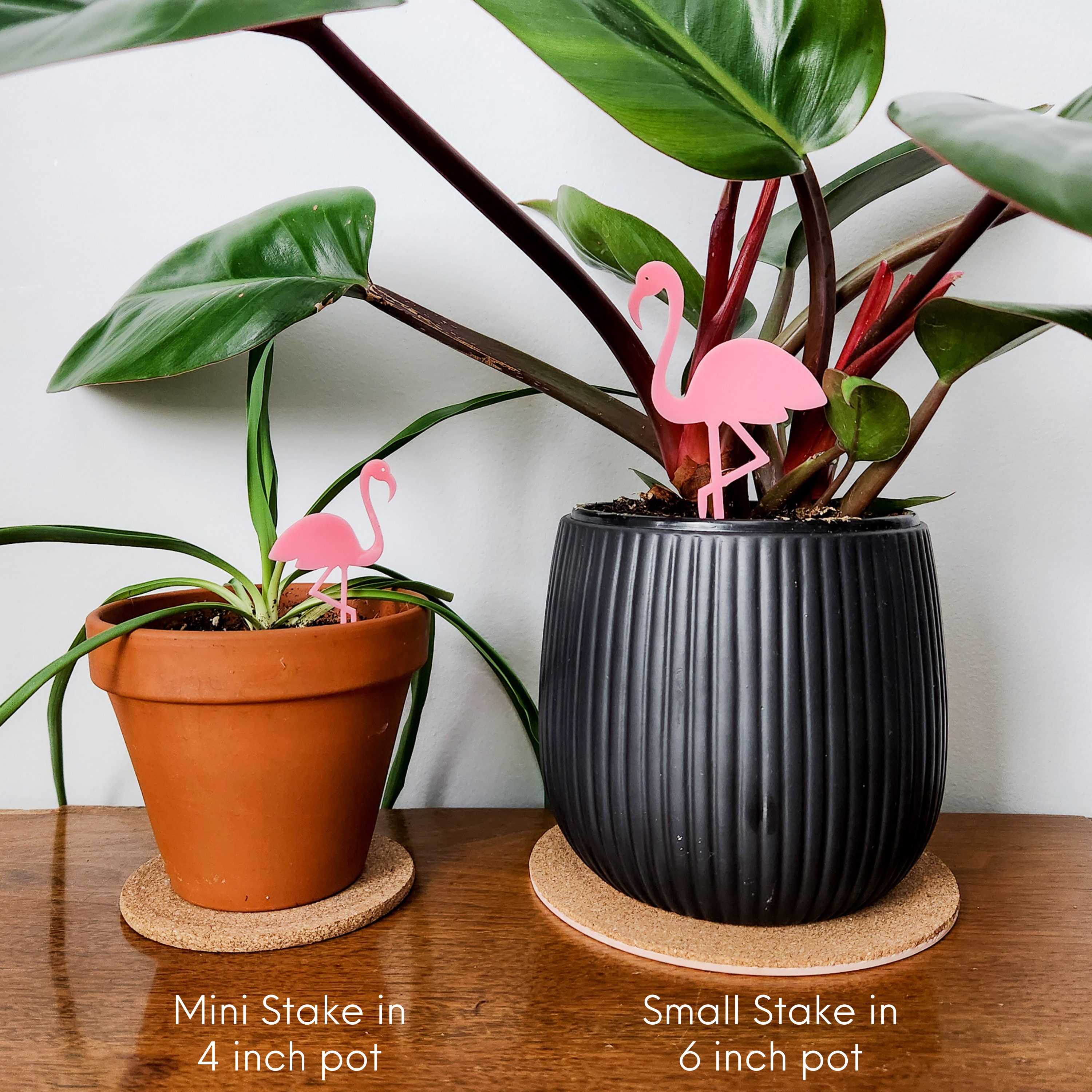 Leaf & Node - Wholesale Garden/Lawn Stake - Pink Flamingo Decorative Houseplant Accessory8