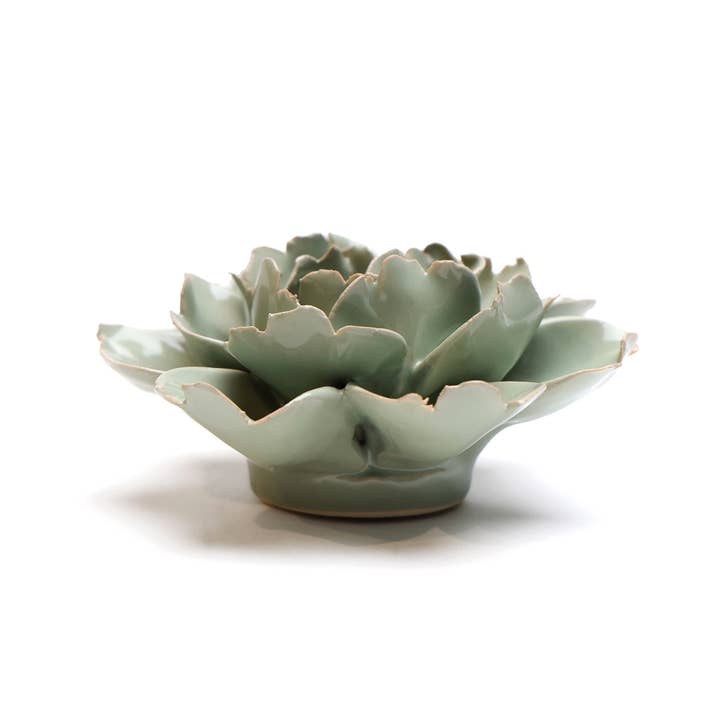 English Garden Ceramic Flower Wall Art Yellow Rose Green Rose for wholesale on Faire