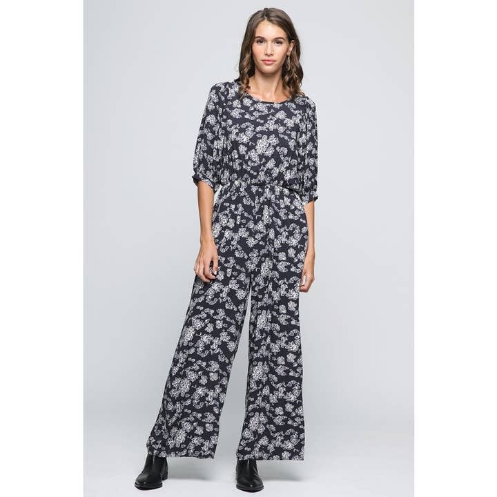 IVE - Wholesale Jumpsuit - Women's - Floral Printed Woven Jumpsuit3