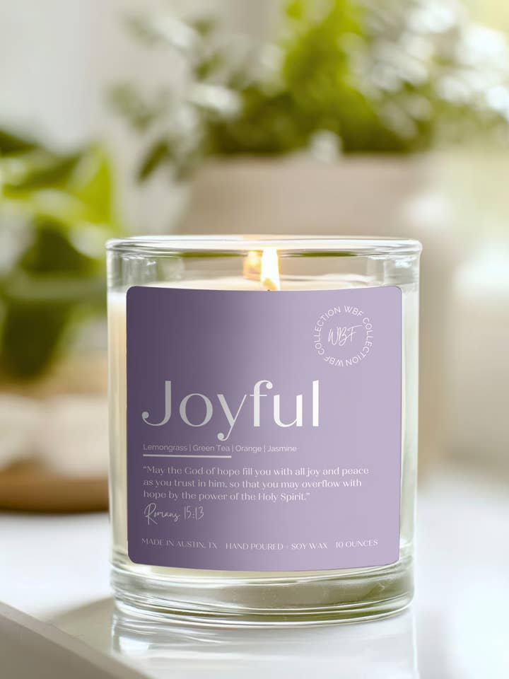 Gozoso para venta al por mayor de Walk By Faith Candles Co.