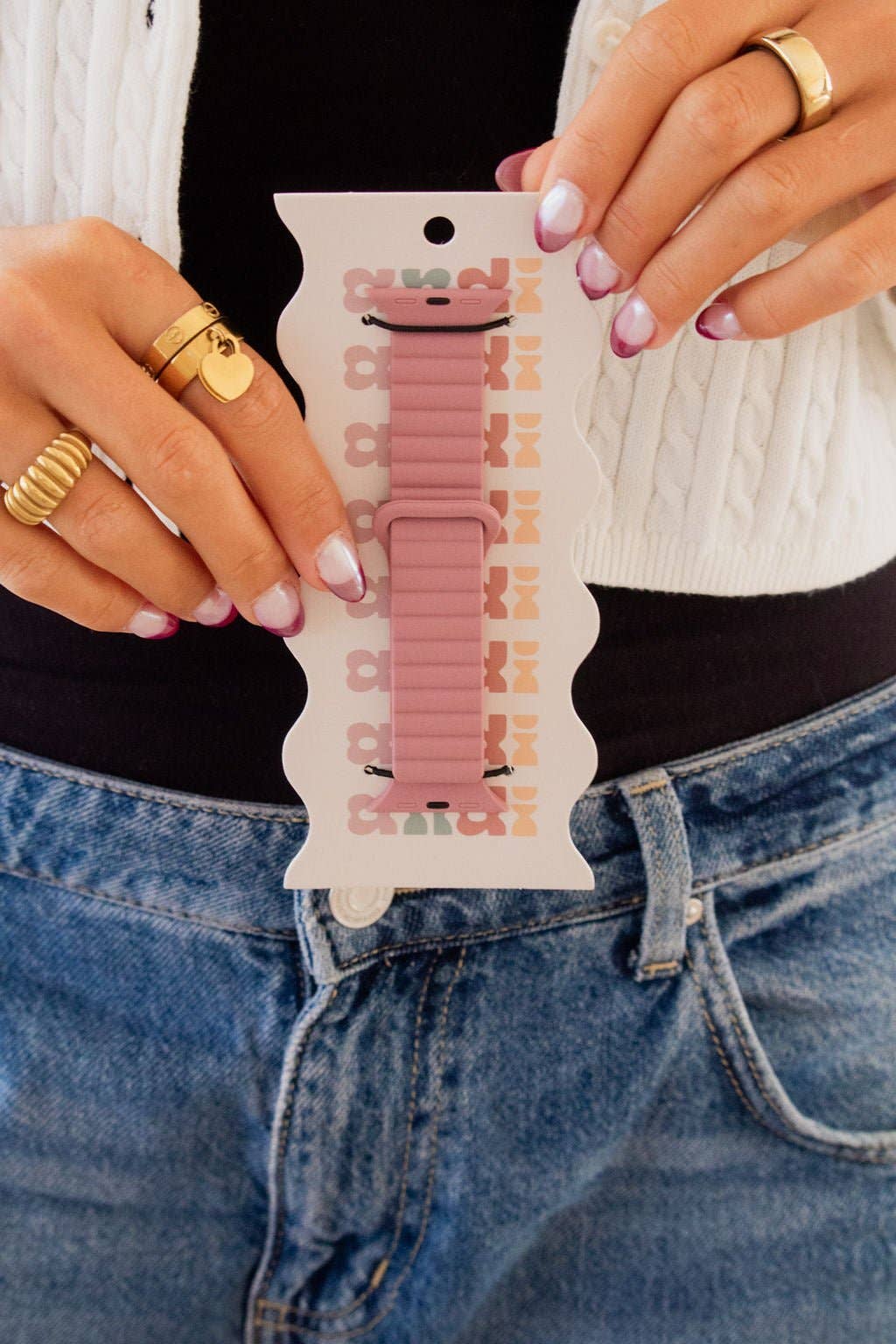 Shop Andi - Wholesale Watch Band/Strap - Women's - Deep Rose Magnetic Loop Watch Band