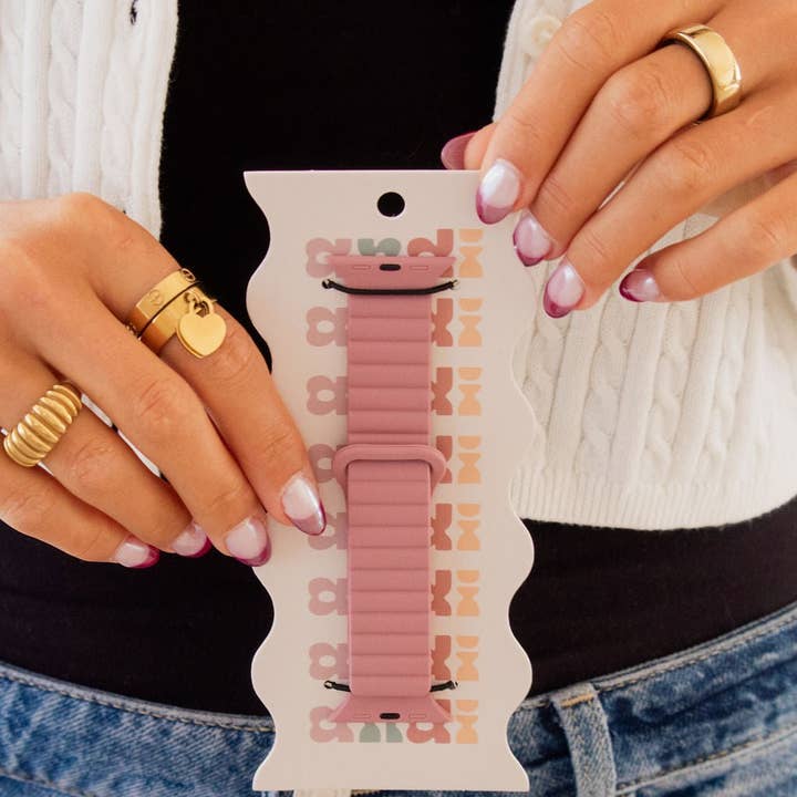 Shop Andi - Wholesale Watch Band/Strap - Women's - Deep Rose Magnetic Loop Watch Band0