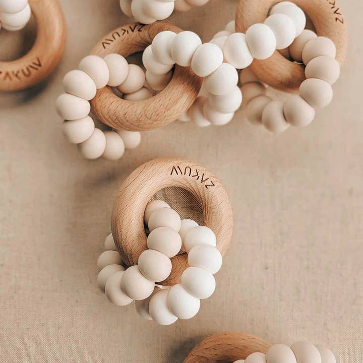 Zakuw - Wholesale Teether (Not Clip-On) - Baby - Sedna teething ring - wood & silicone