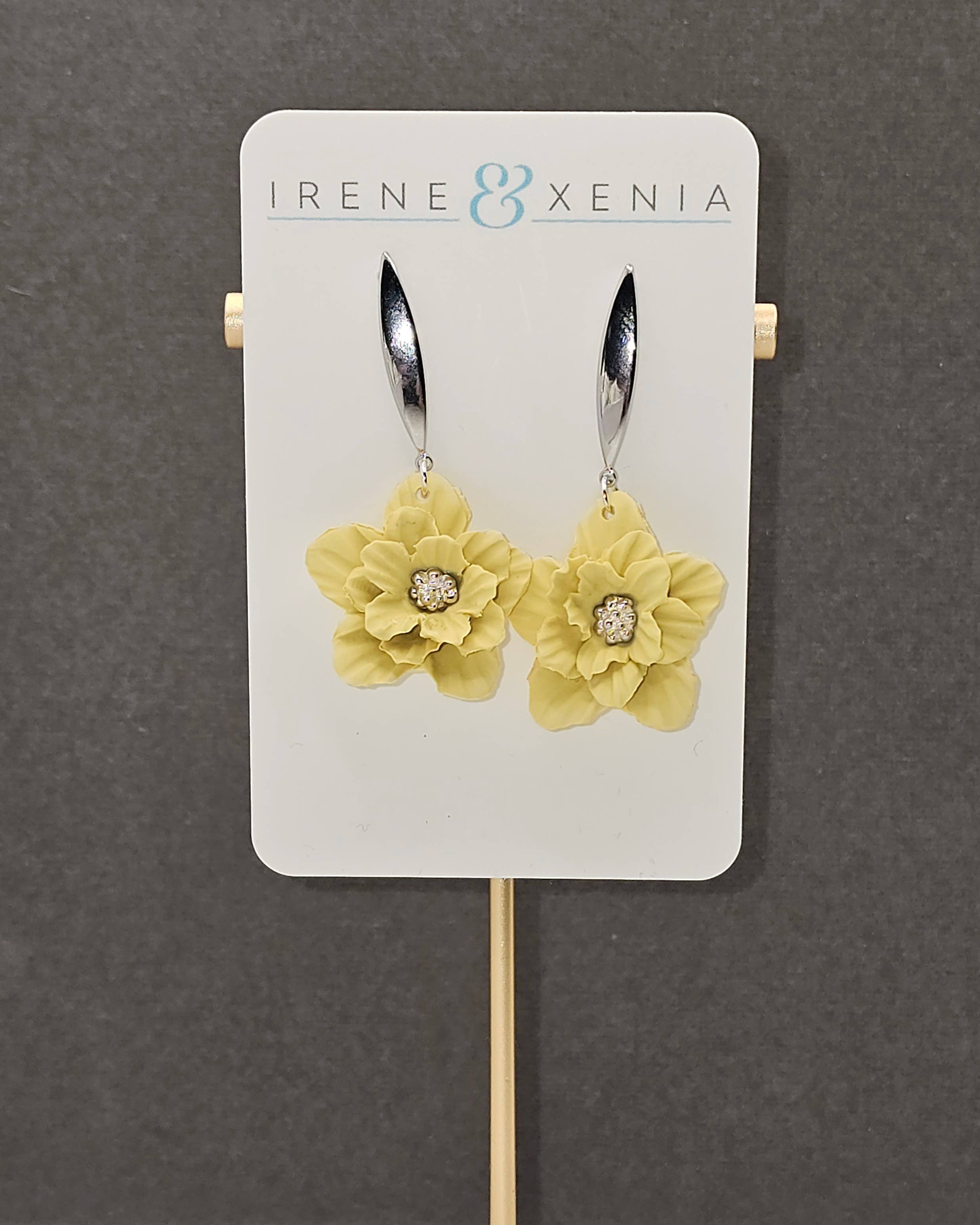 Irene and Xenia - Wholesale Dangle Earrings - Large Floral Dangles5