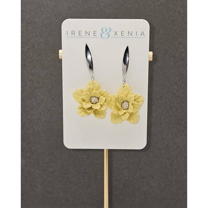 Irene and Xenia - Wholesale Dangle Earrings - Large Floral Dangles5