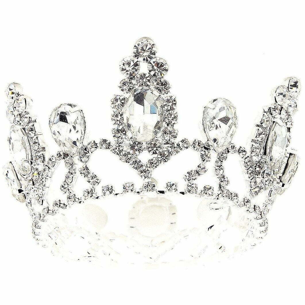 Diacly - Wholesale Tiara - Women's - Rhinestone Small Tiny Mini Crown 6 Different Color4