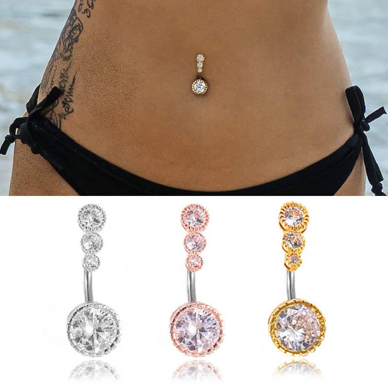 Gemscape UK - Vente Piercing de nombril - Bijoux de piercing pour nombril en 8 couleurs éclatantes14