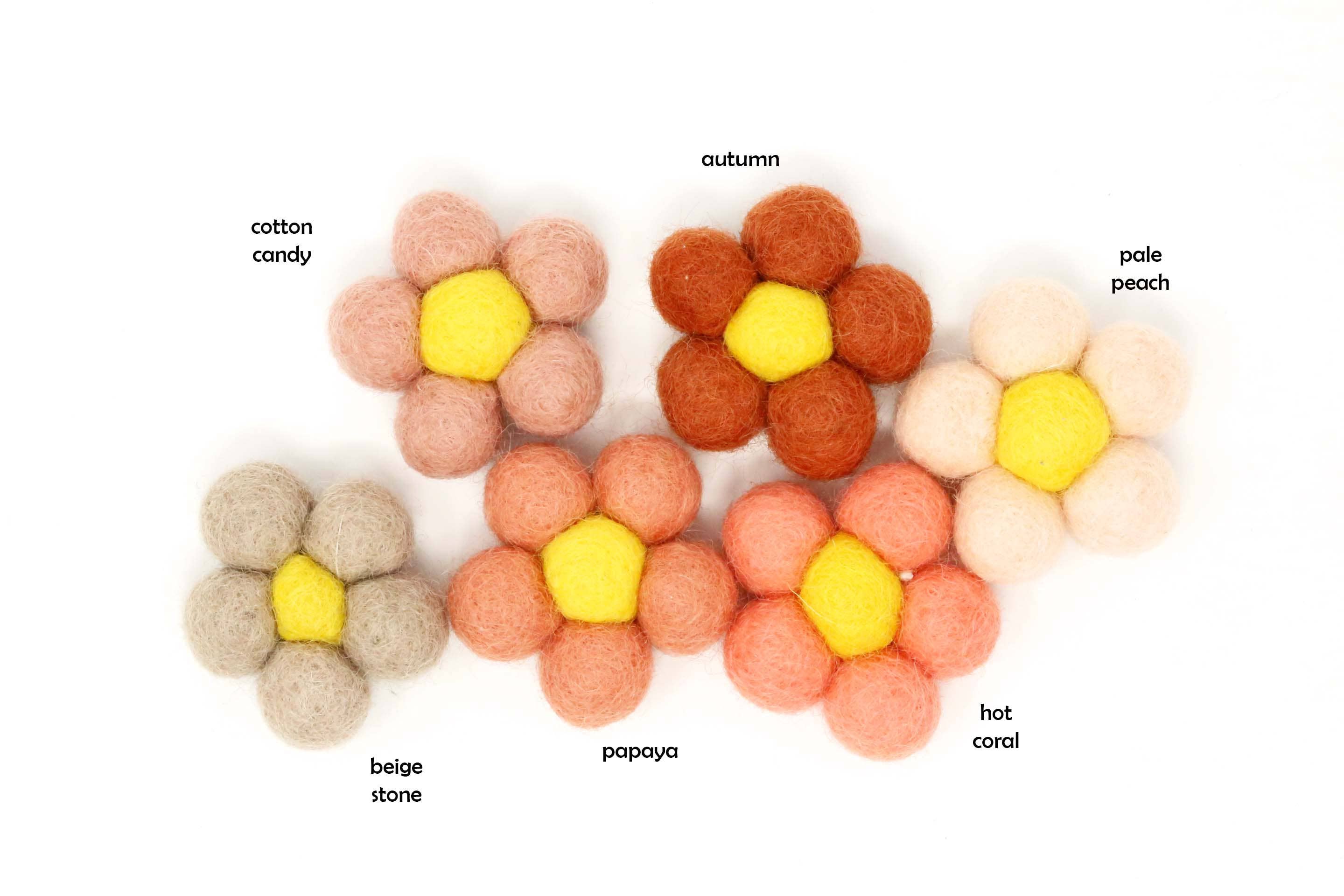 The Felt Pod - Venta al por mayor Material para manualidades - Flores de fieltro4