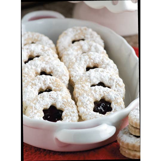 Bolachas Linzer de Mirtilo por atacado de LUXECRUNCH