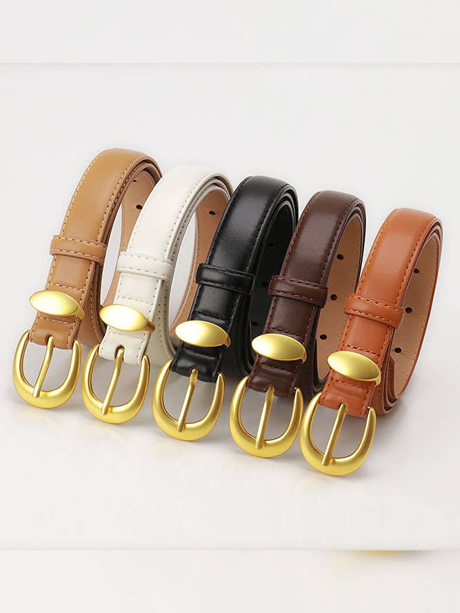 Plain Leather Buckle Belt ZK1930 for wholesale by UNISHE
