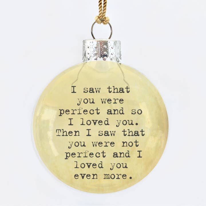 Såg att du var perfekt genomskinlig glasprydnad för wholesale av Skel & Co