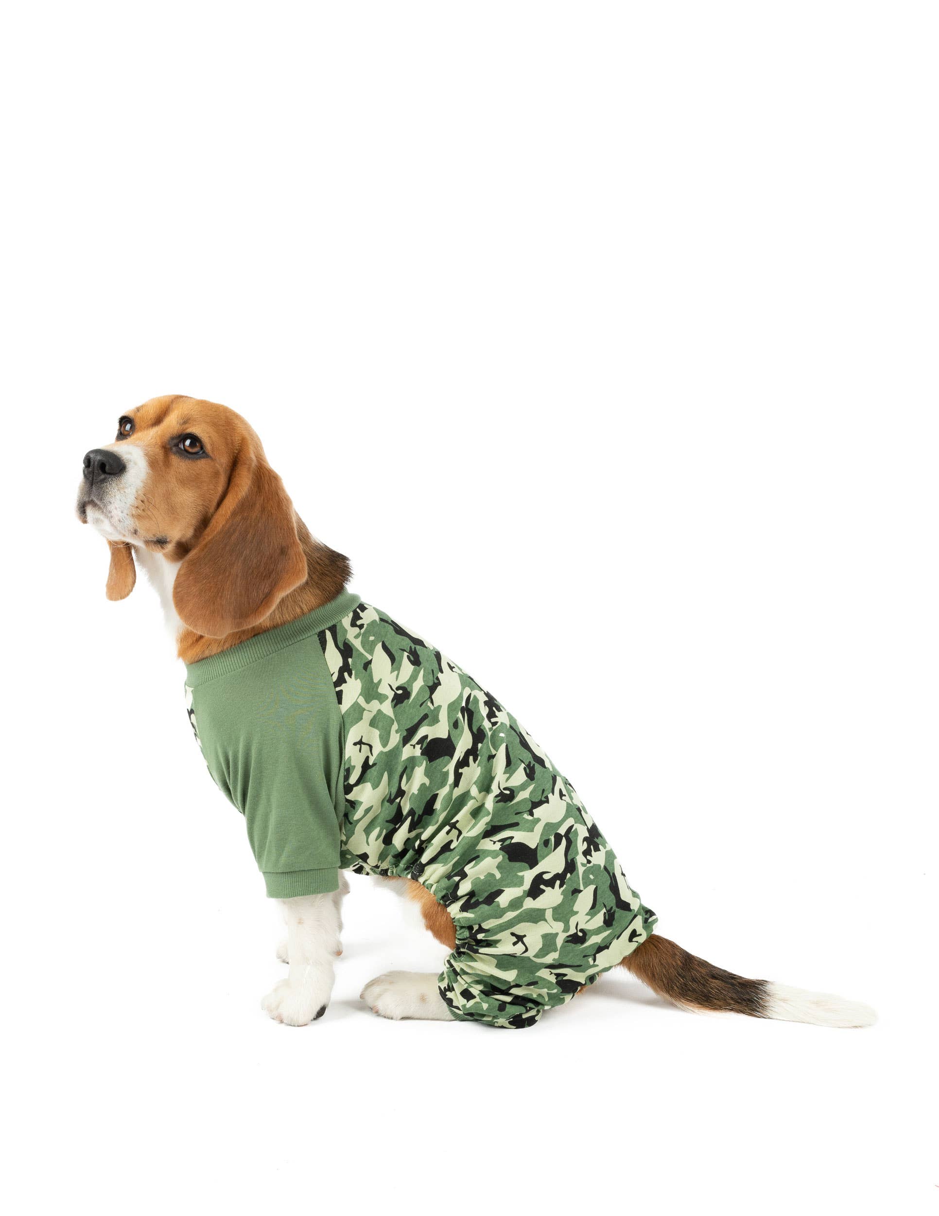 Leveret Pajamas - Vente Pyjama – chien - Pyjama camouflage en coton pour chien1