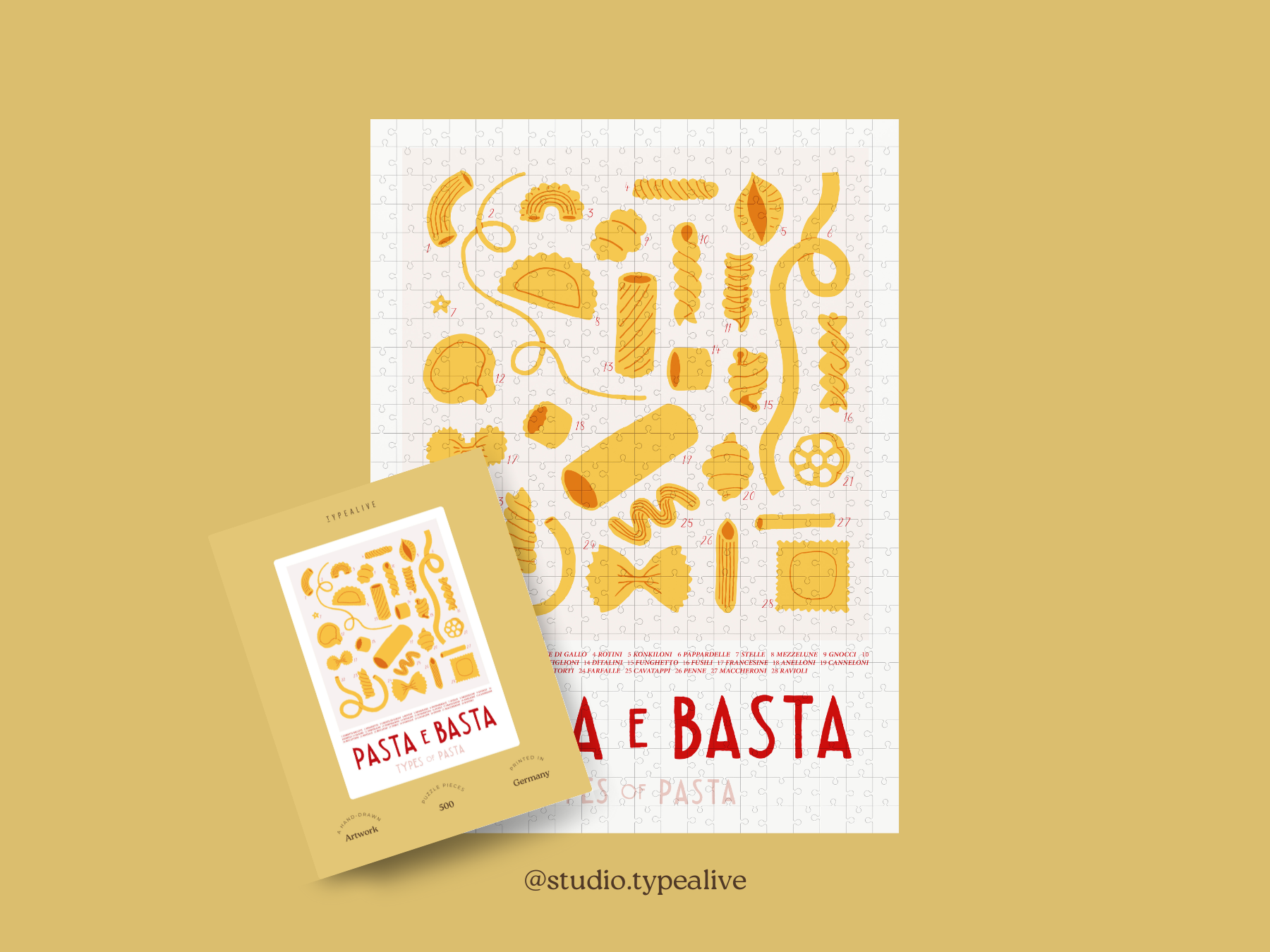 typealive - Wholesale Puzzle - Adult - Puzzle / Pasta and Basta2