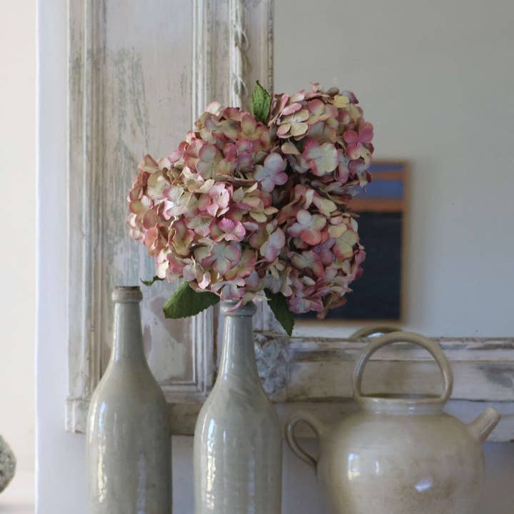 Flowrette - Wholesale Artificial Flowers - Old pink paper hydrangea