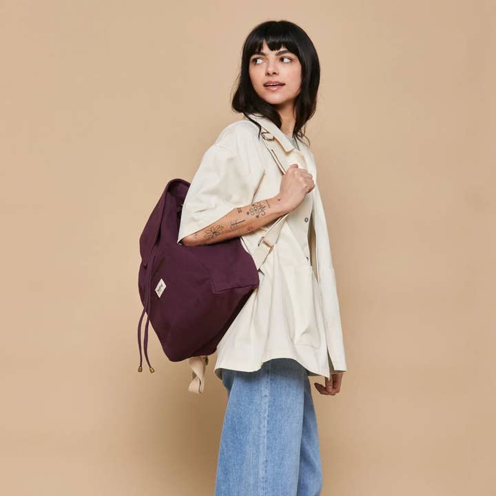 Hindbag - Wholesale Backpack - Women's - Eliot Prune Backpack0